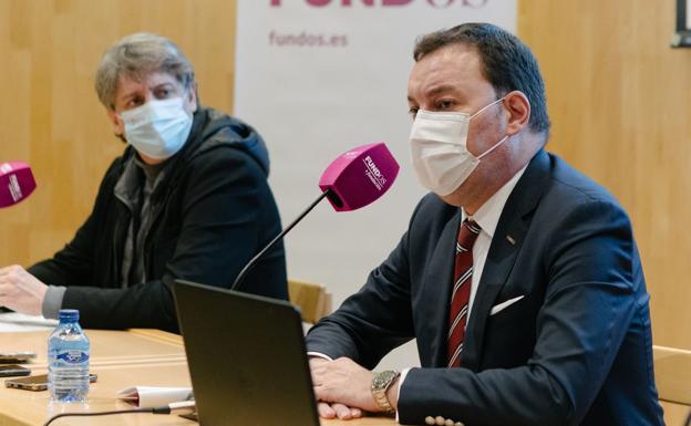 José María Viejo durante la presentación en Soria de la nueva edición de los premios.