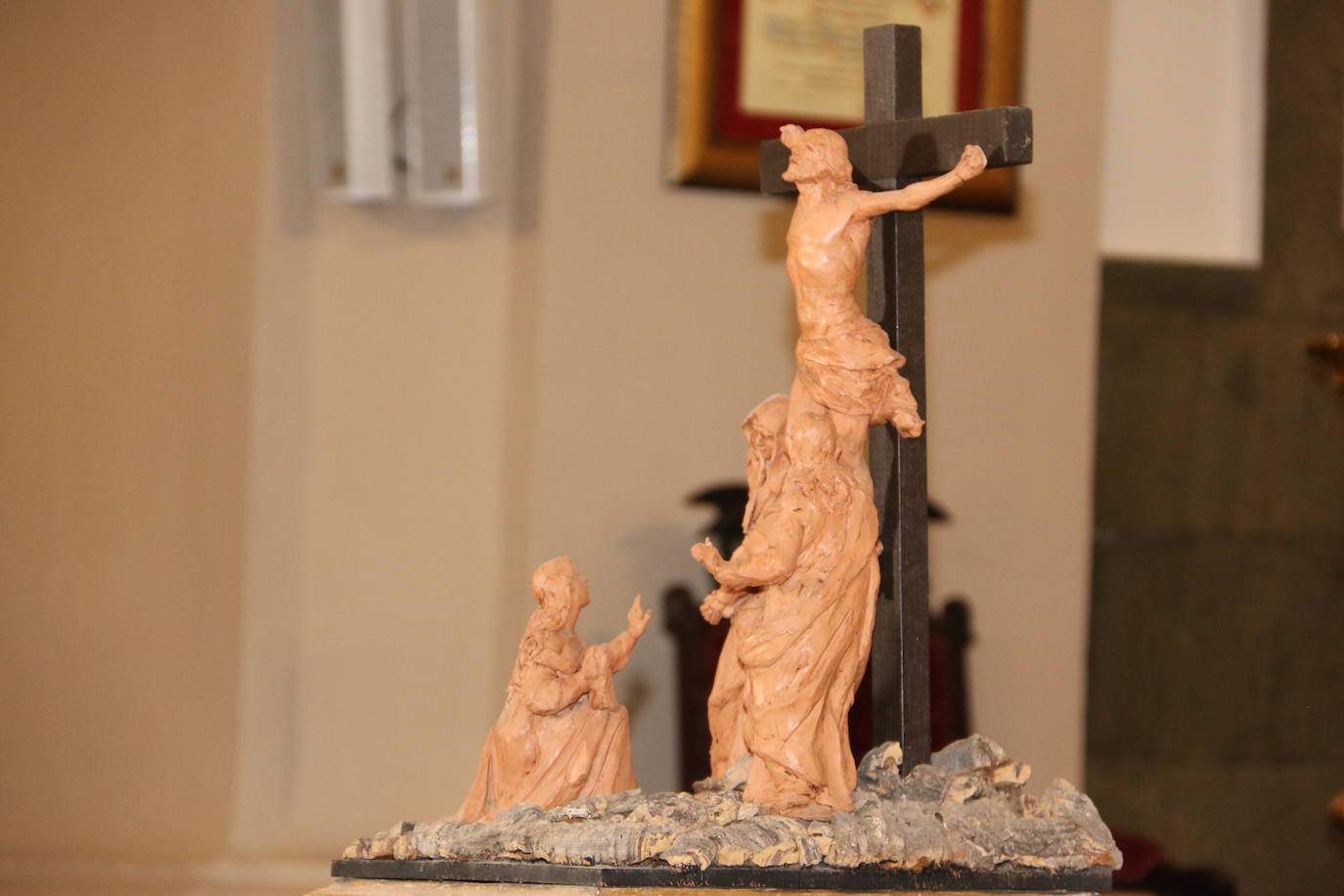 Presentación del nuevo paso en la Iglesia de Santa Nonia. 