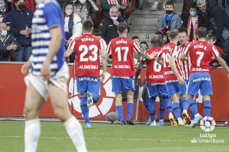 El conjunto berciano se mide a los rojiblancos en la 28ª jornada de LaLiga SmartBank