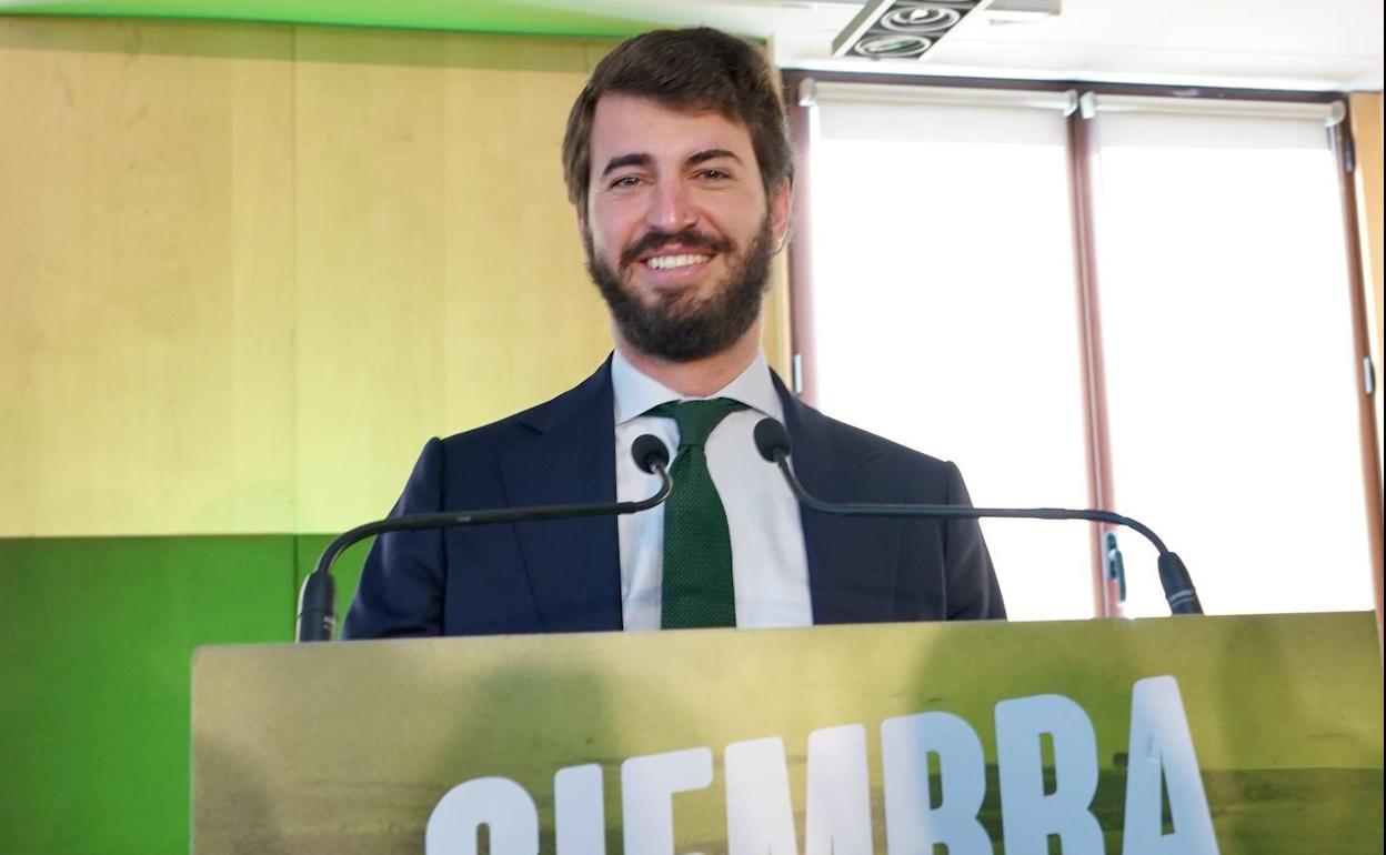 El candidato de Vox a la Presidencia de la Junta Juan García Gallardo.