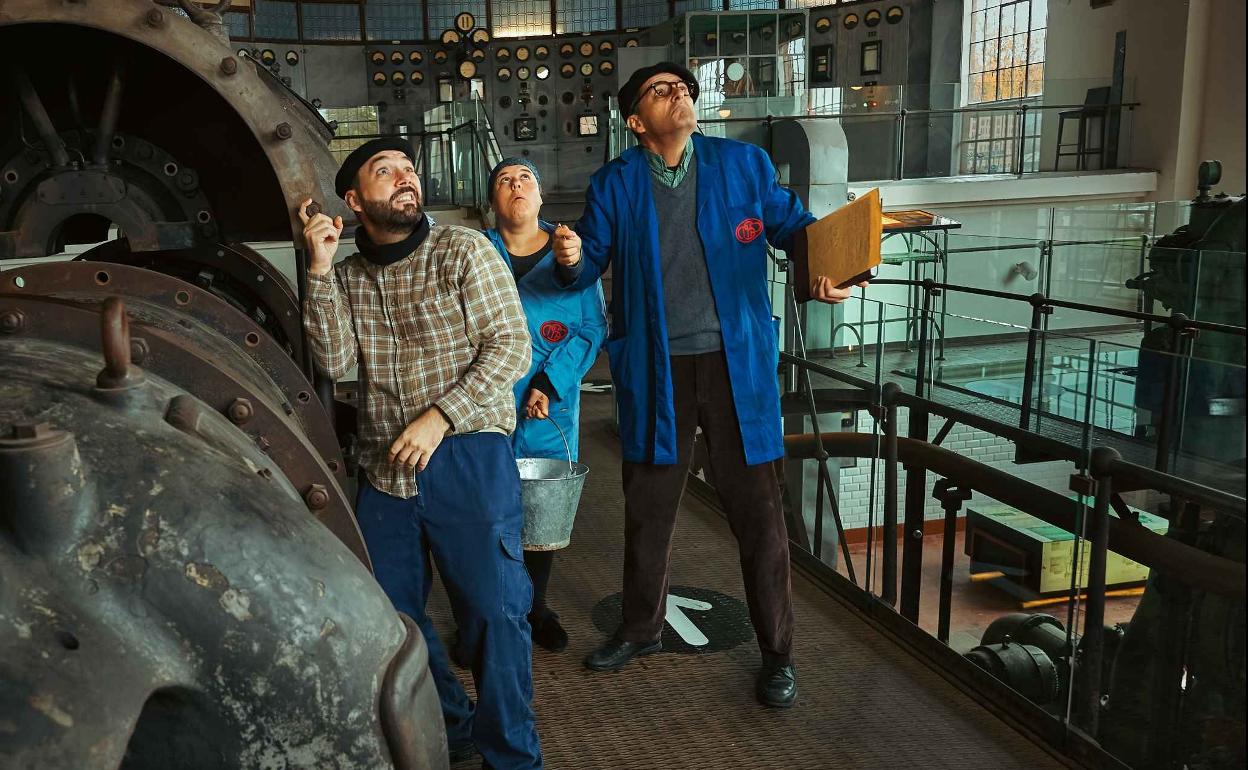 Visita teatraliada al Museo de la Energía de Ponferrada.