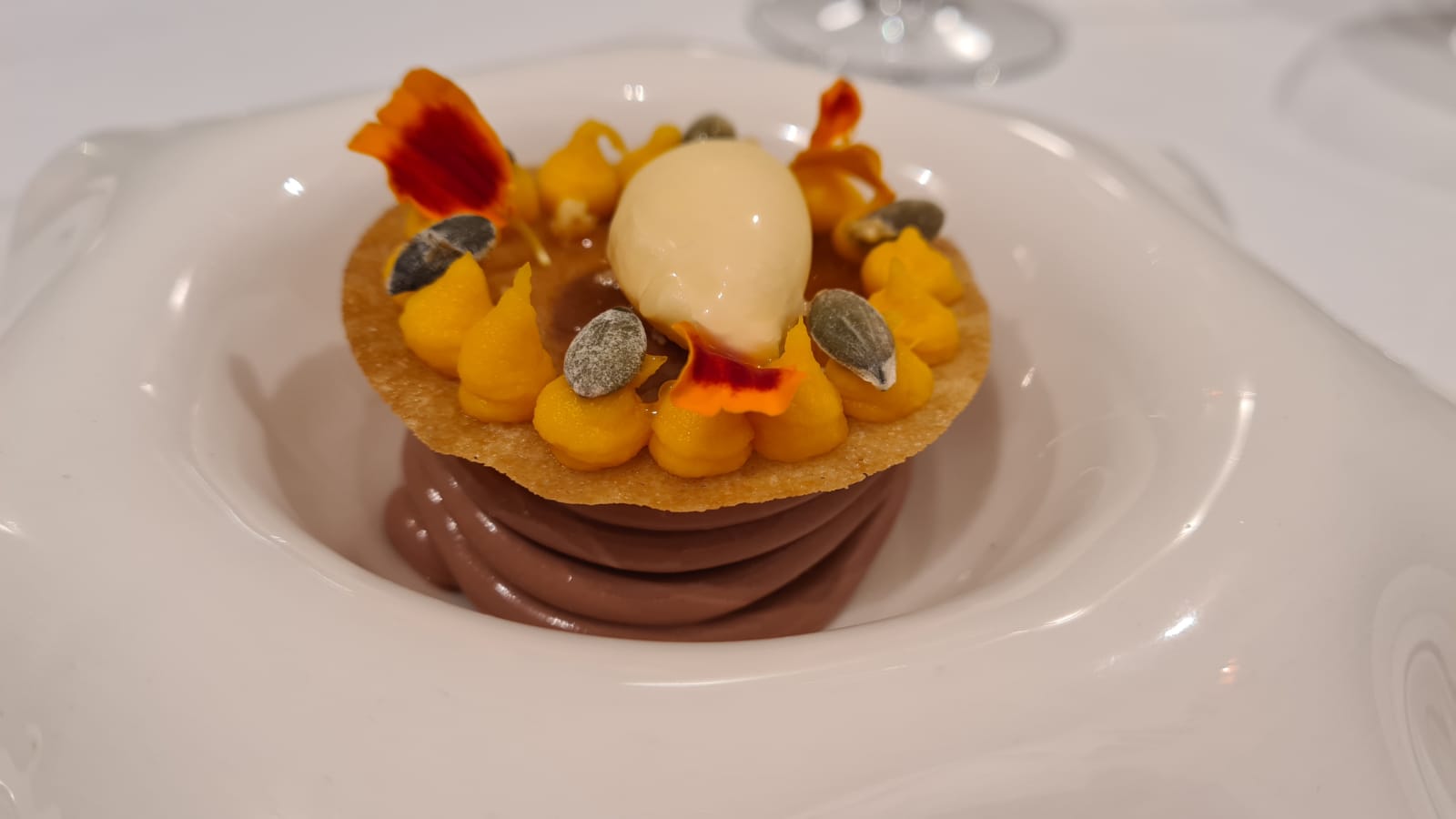 Chocolate, calabaza, mantequilla