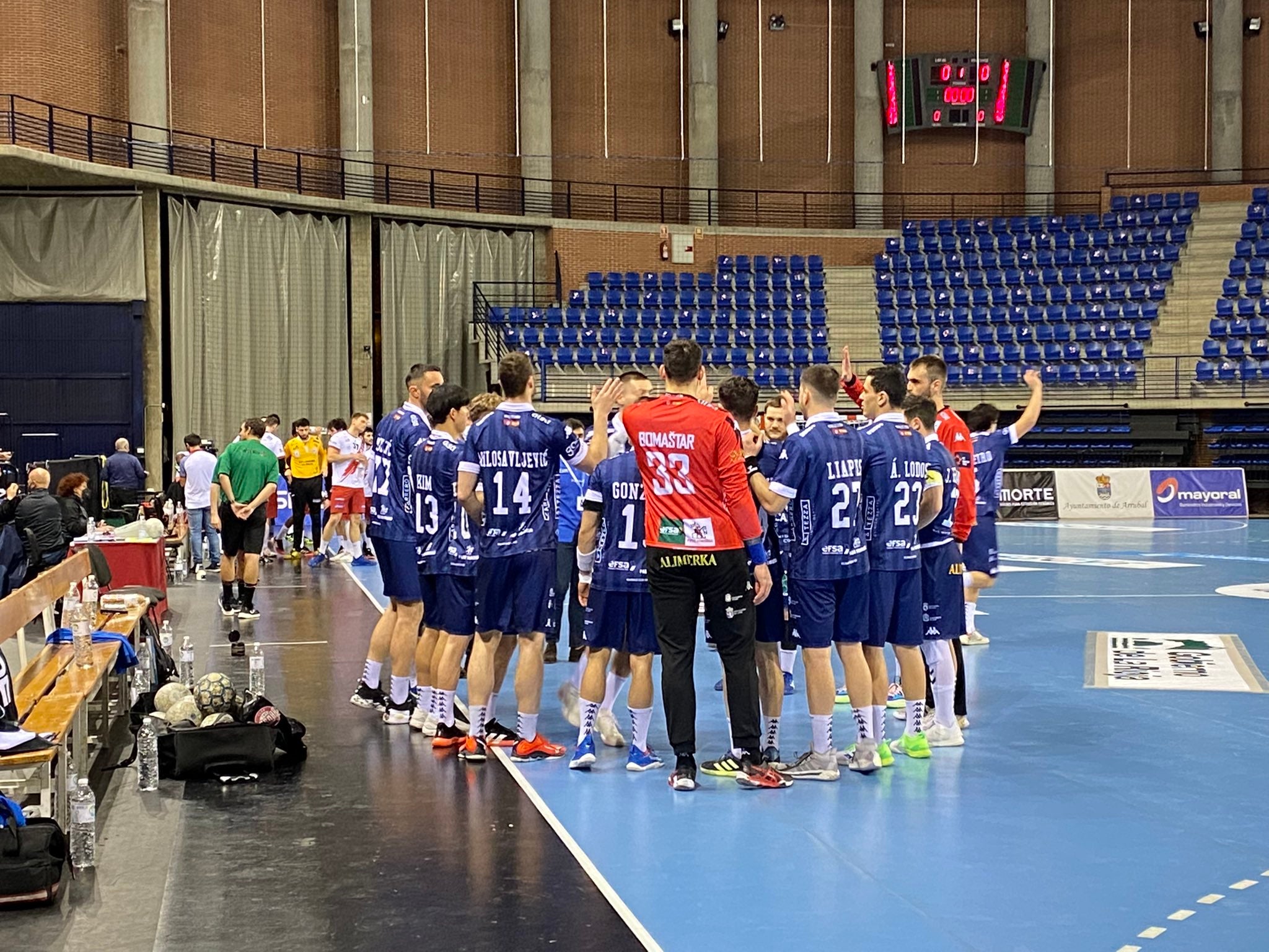 El conjunto leonés logró un triunfo agónico en tierras riojanas.