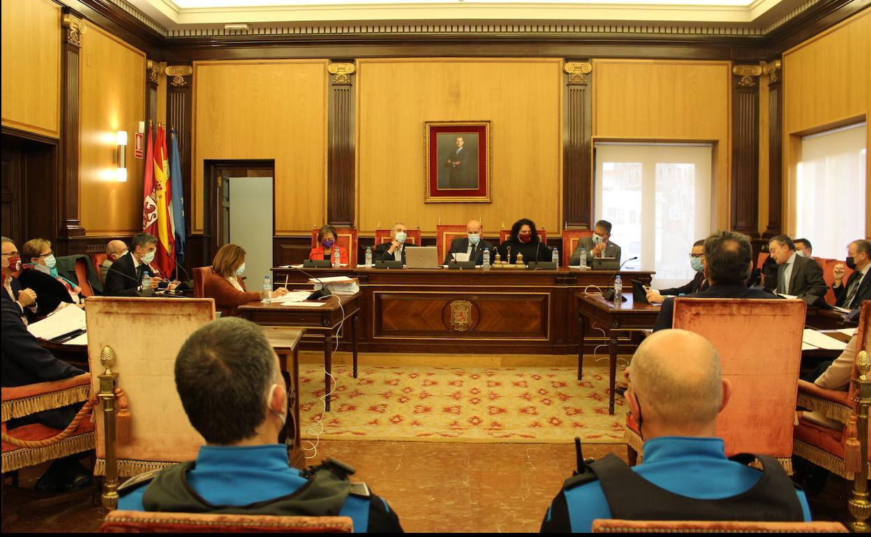 Pleno del Ayuntamiento de San Marcelo, durante una sesión de semanas atrás.