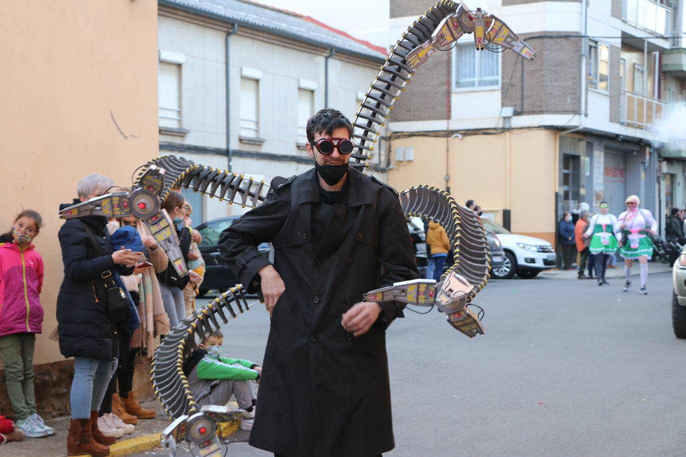 Cabalgata del sábado de Piñata en Astorga.