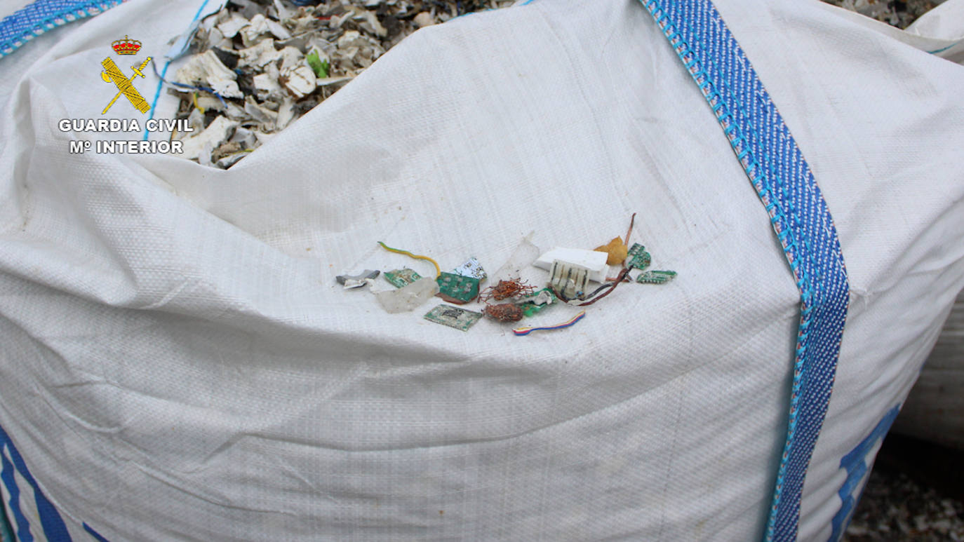 Imagen de la investigación de la Suardia Civil 