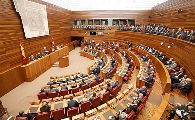 Imagen de la Cámara de las Cortes de Castilla y León. 