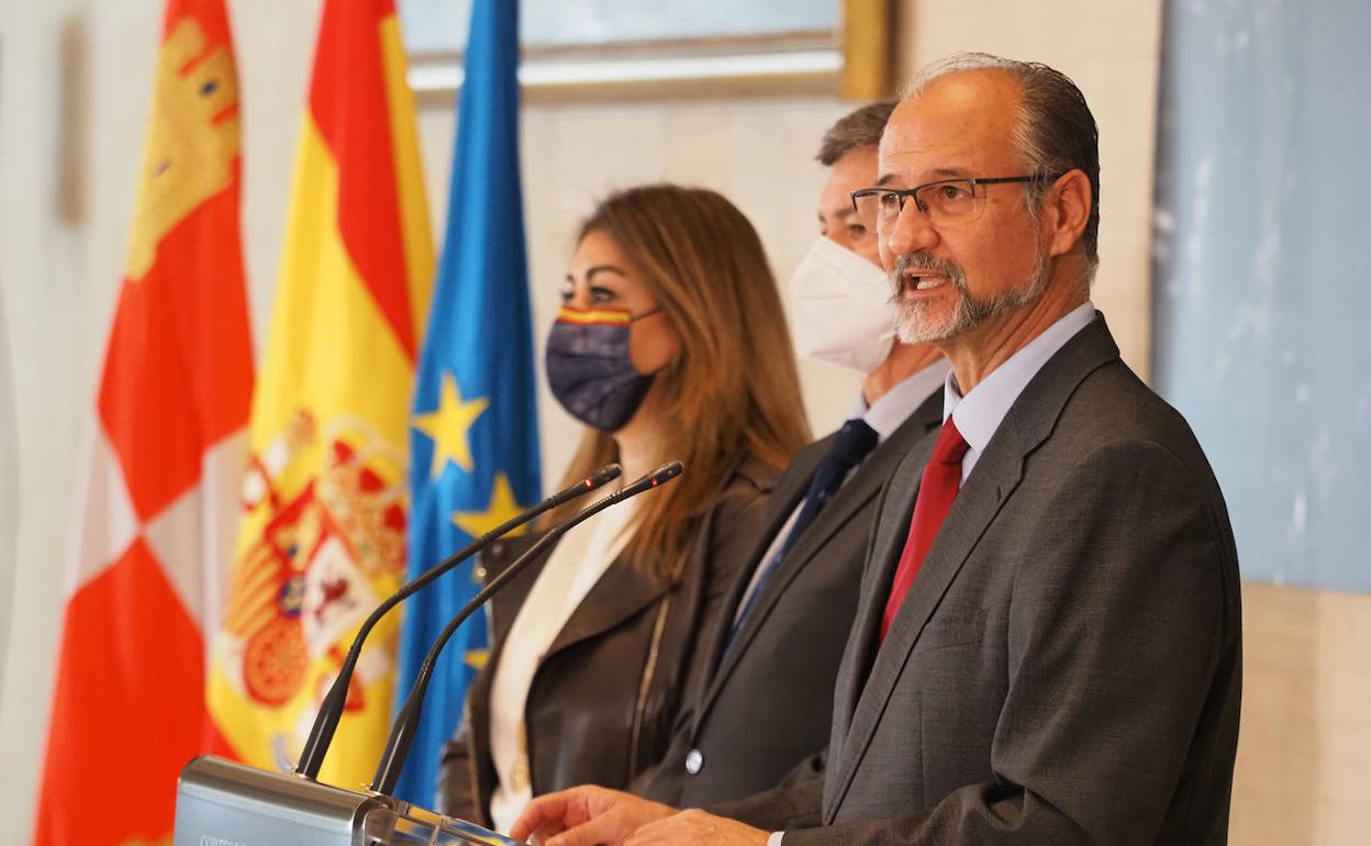 Luis Fuentes en el acto celebrado este martes. 