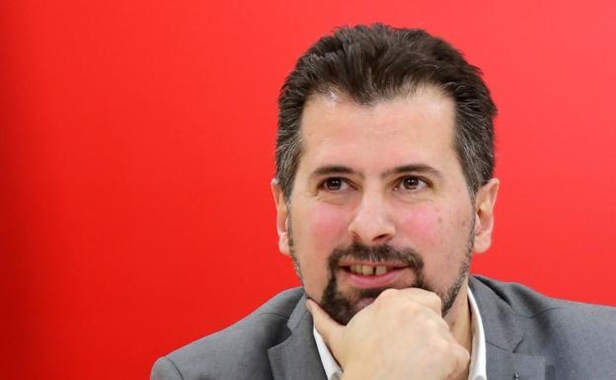 El secretario general de los socialistas en Castilla y León, Luis Tudanca. 