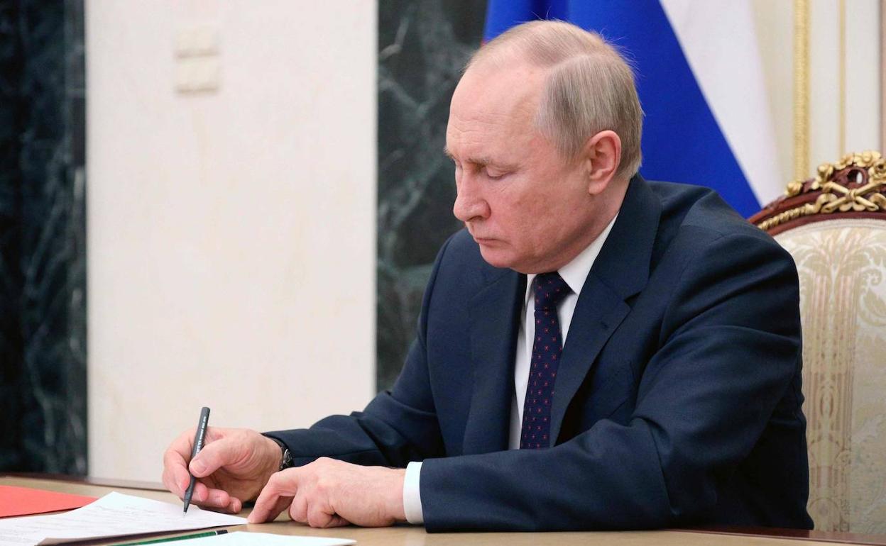 El presidente de Rusia, Vladimir Putin. 