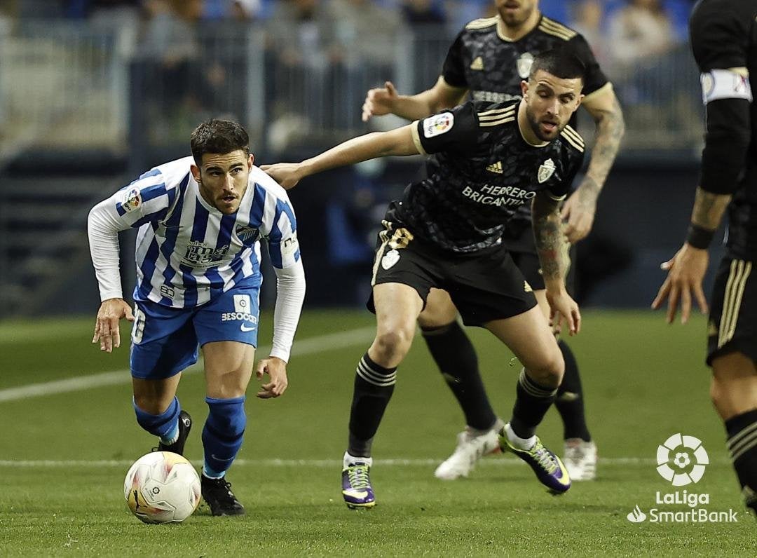 Málaga y Ponferradina firman la tablas en su duelo de la Liga Smartbank.