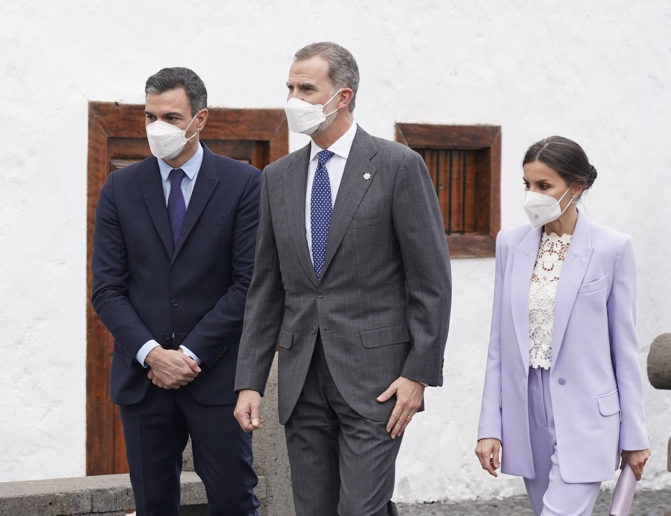 El presidente en funciones de la Junta de Castilla y León, Alfonso Fernández Mañueco, asiste al acto de homenaje a la ejemplaridad del pueblo de La Palma presidido por los reyes de España. Previsión con horario peninsular.