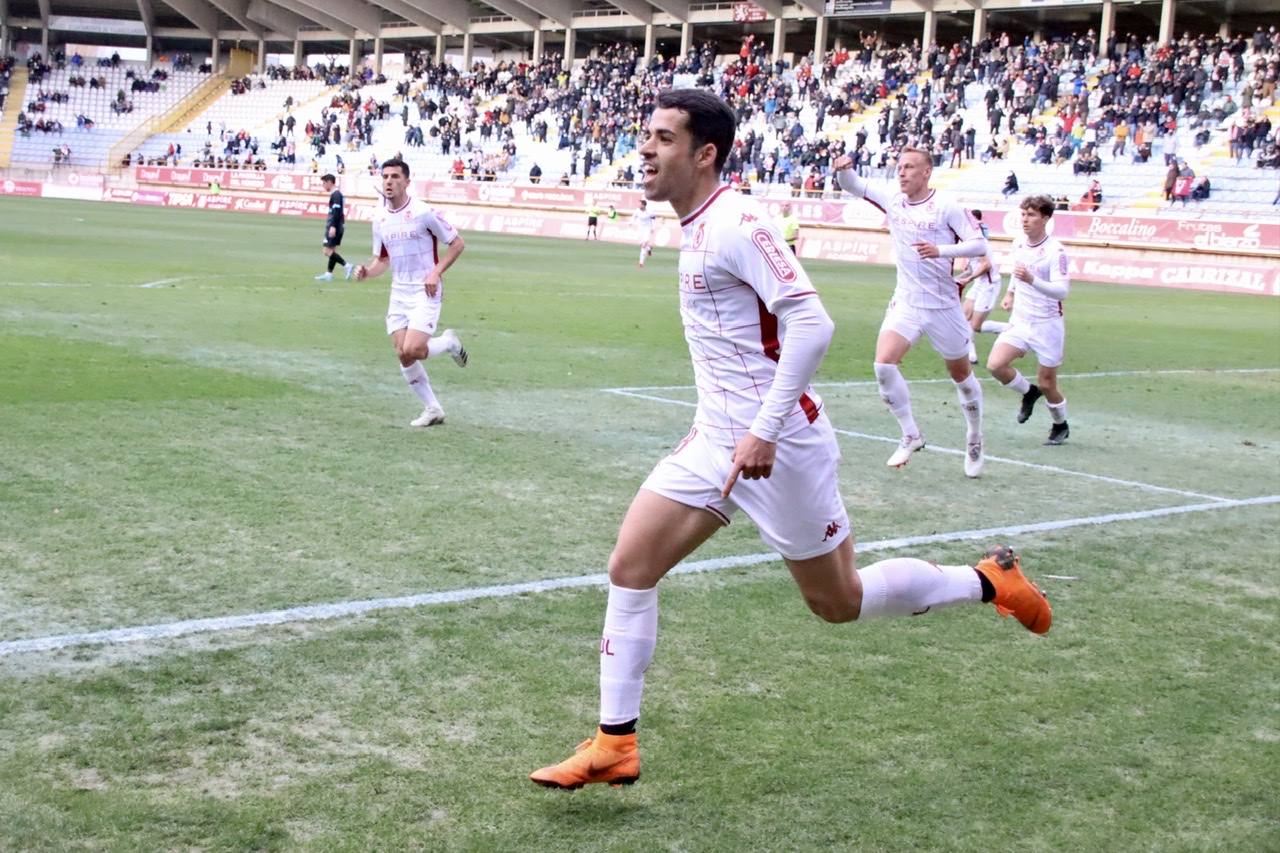 El conjunto leonés se medía a los riojanos en el Reino de León en una nueva jornada de la Primera División RFEF.