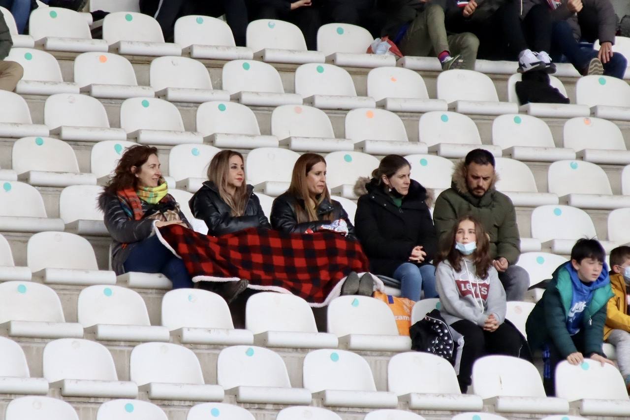 El conjunto leonés se medía a los riojanos en el Reino de León en una nueva jornada de la Primera División RFEF.