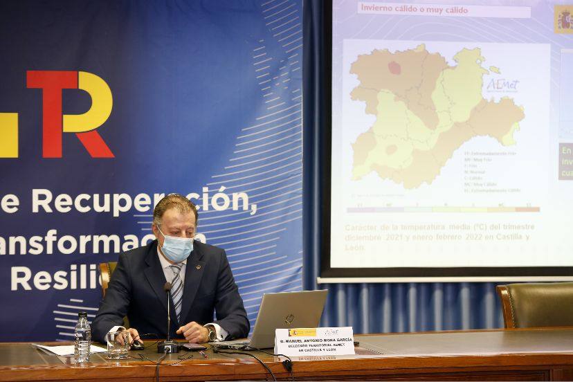 El delegado de la Agencia Estatal de Meteorología (AEMET) en Castilla y León ofrece una rueda de prensa para informar sobre el resumen climático del invierno, la situación del balance hídrico y la predicción estacional para la primavera.