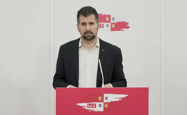 El secretario general del PSOECyL, Luis Tudanca, aborda diversos asuntos de actualidad informativa de Castilla y León./Margareto