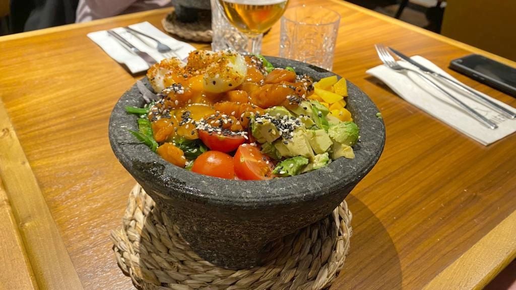 Uno de los platos de la carta de Lumière. 