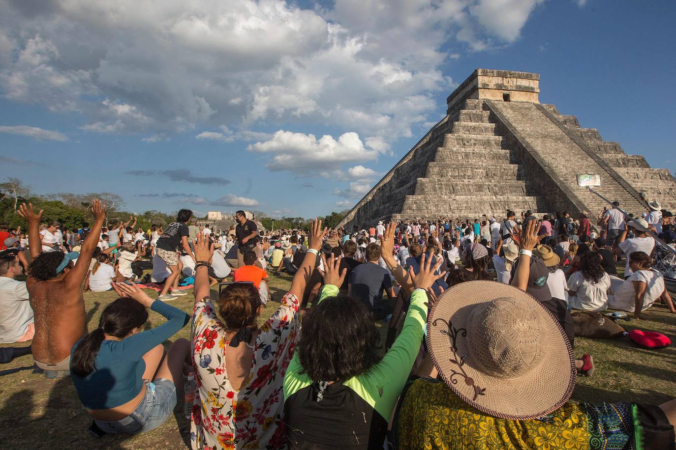 Fotos: El equinoccio de primavera en Chichén Itzá