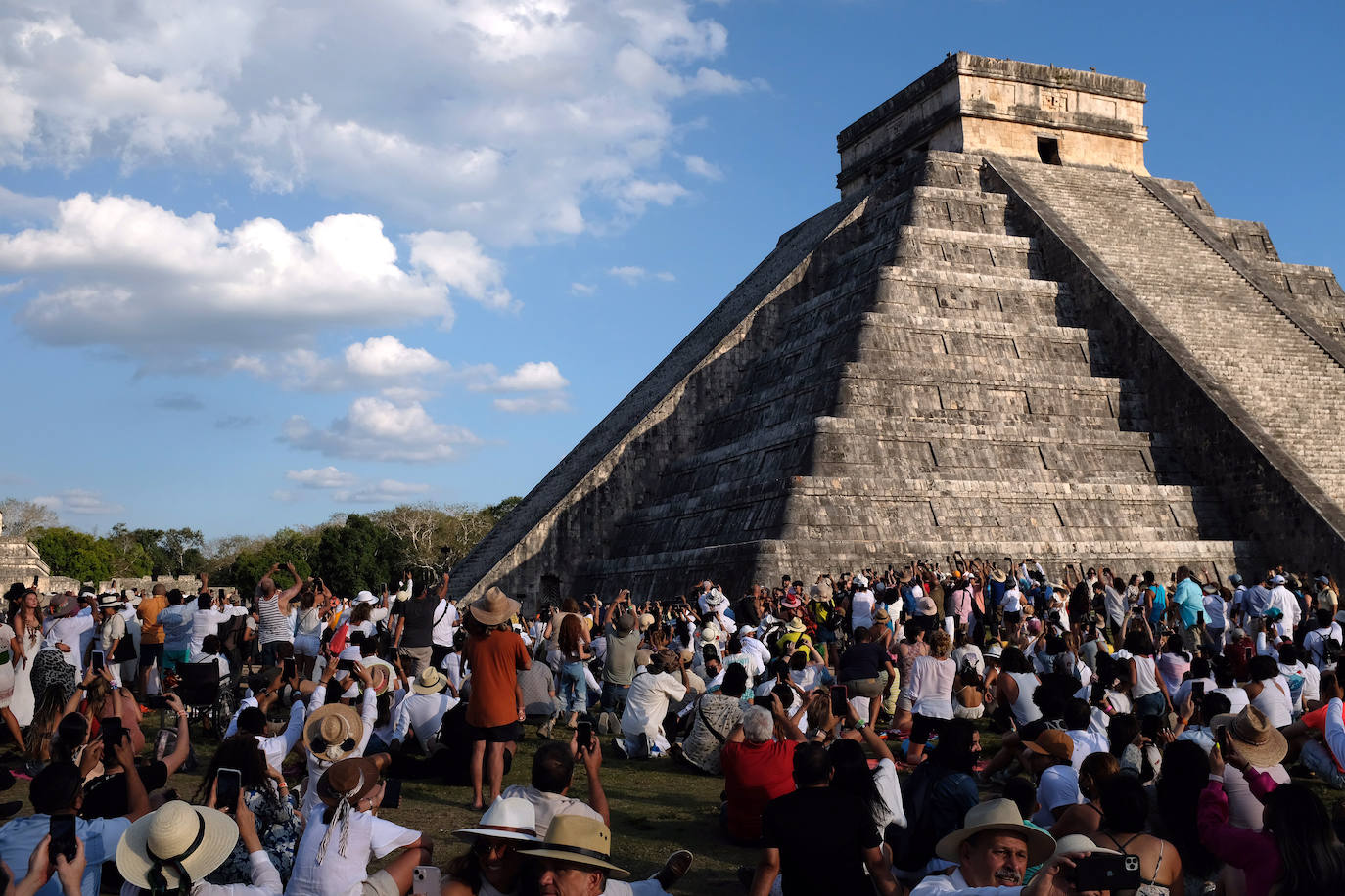 Fotos: El equinoccio de primavera en Chichén Itzá