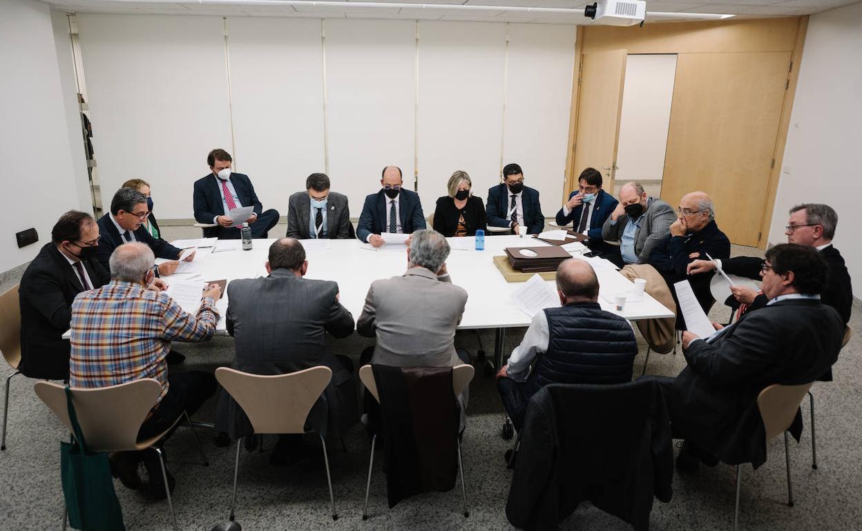 Imagen de la reunión de la abogacía de Castilla y León. 