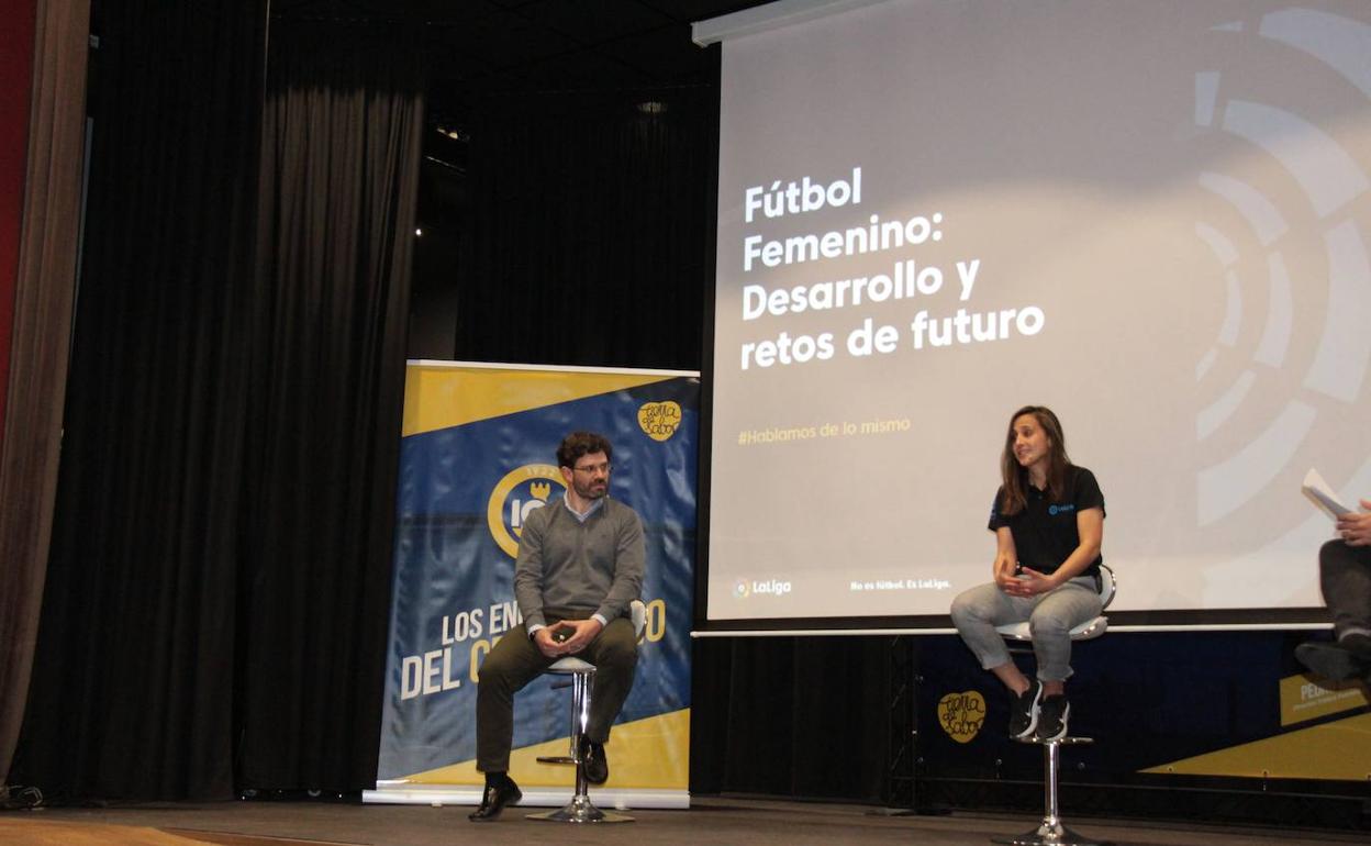 Acto realizado en el Colegio San Ignacio de Ponferrada para conmemorar el centenario de la SD Ponferradina