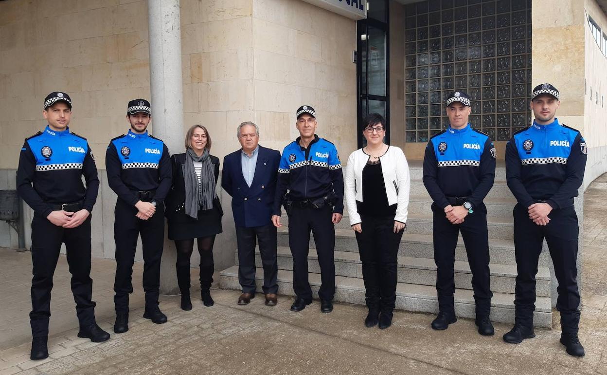 La Policía Local de San Andrés del Rabanedo incorpora a seis nuevos agentes. 