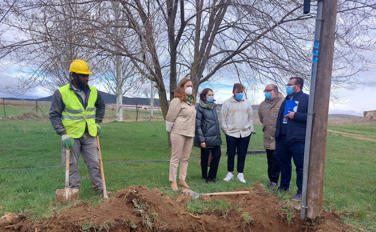 La delegada del Gobierno en Castilla y León, Virginia Barcones, visita Soria. 
