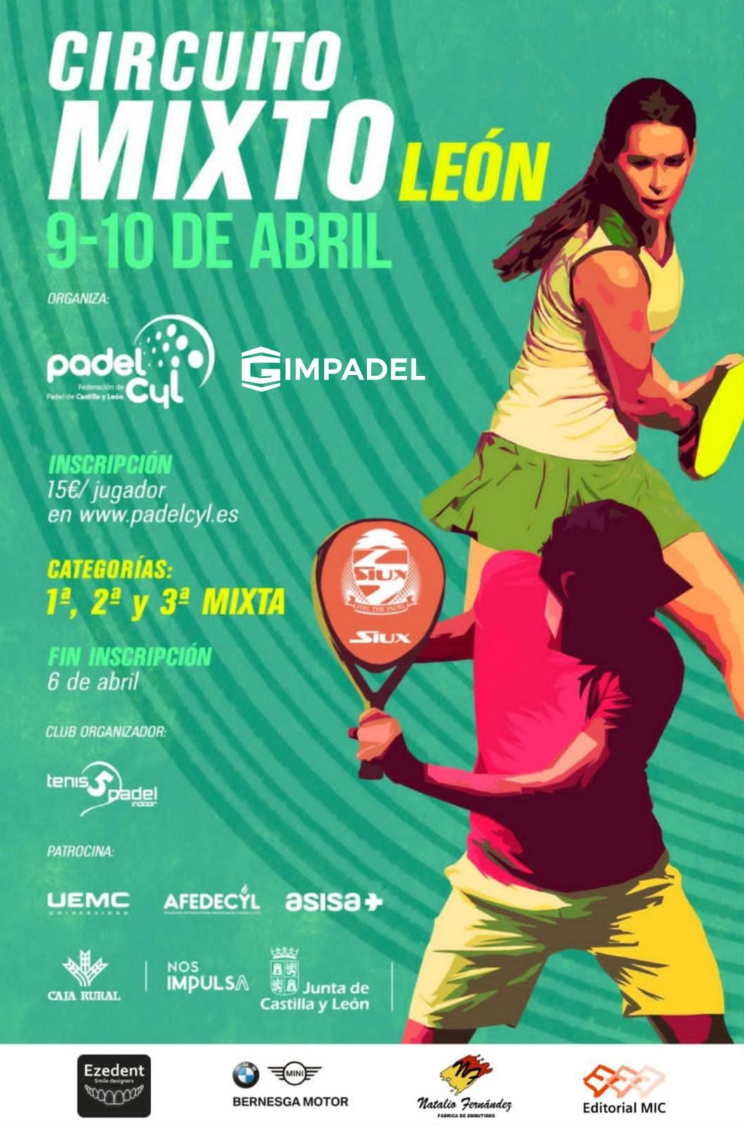 Regresa el campeonato de Padel Mixto de Castilla y León