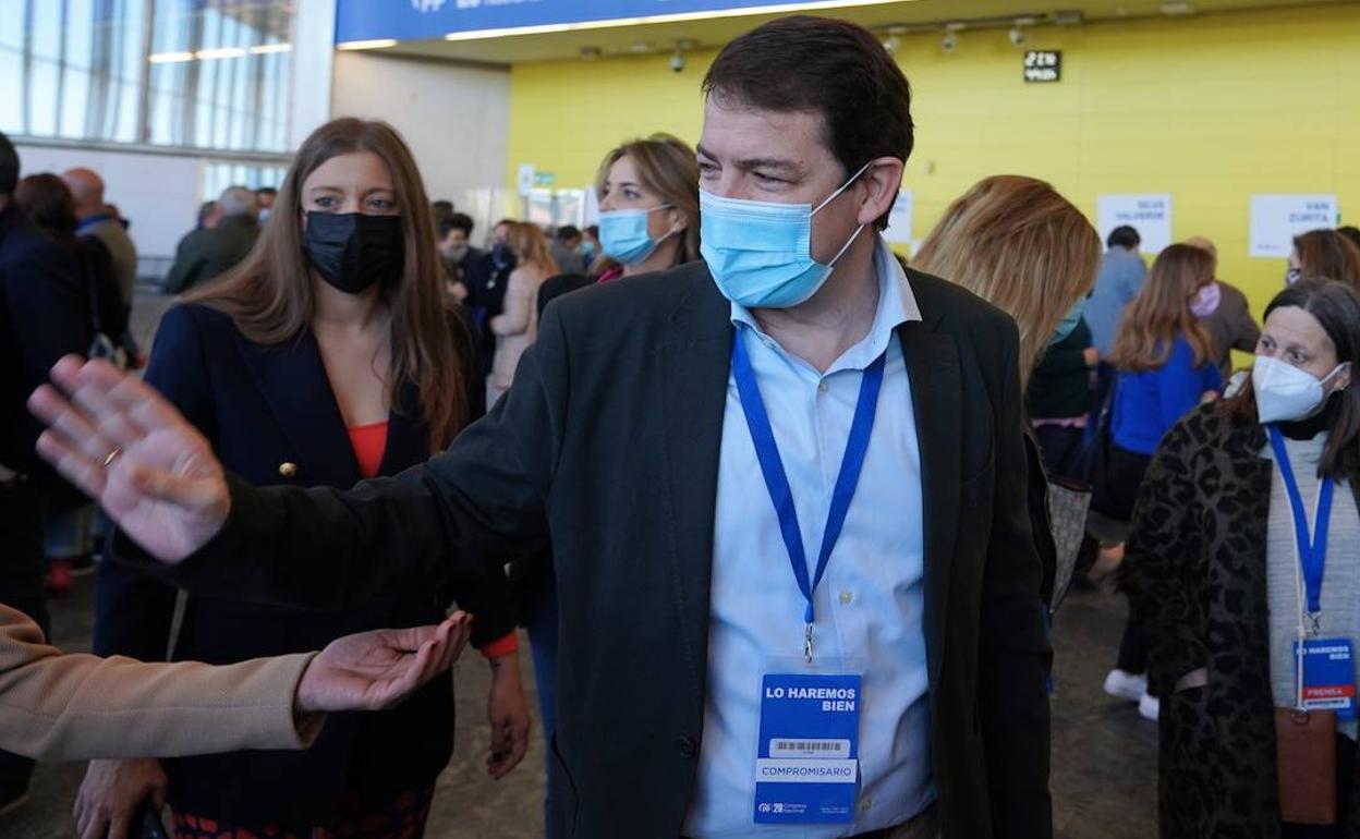 El presidente del PPCyL y en funciones de la Junta, Alfonso Fernández Mañueco.