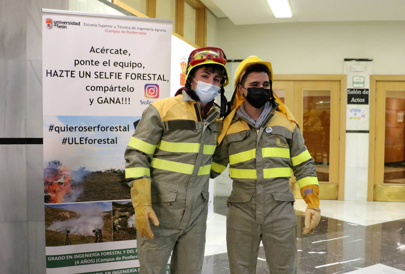 La Universidad de Leó nrecibe a futuros nuevos alumnos y comparte con ellos las potencialidades del centro 