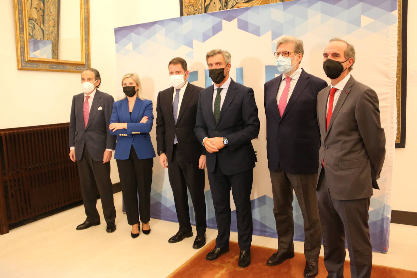 El presidente de la Confederación Española de la Pequeña y Mediana Empresa, Cepyme, Gerardo Cuerva, clausura la Asamblea General de la Federación Leonesa de Empresarios, Fele.