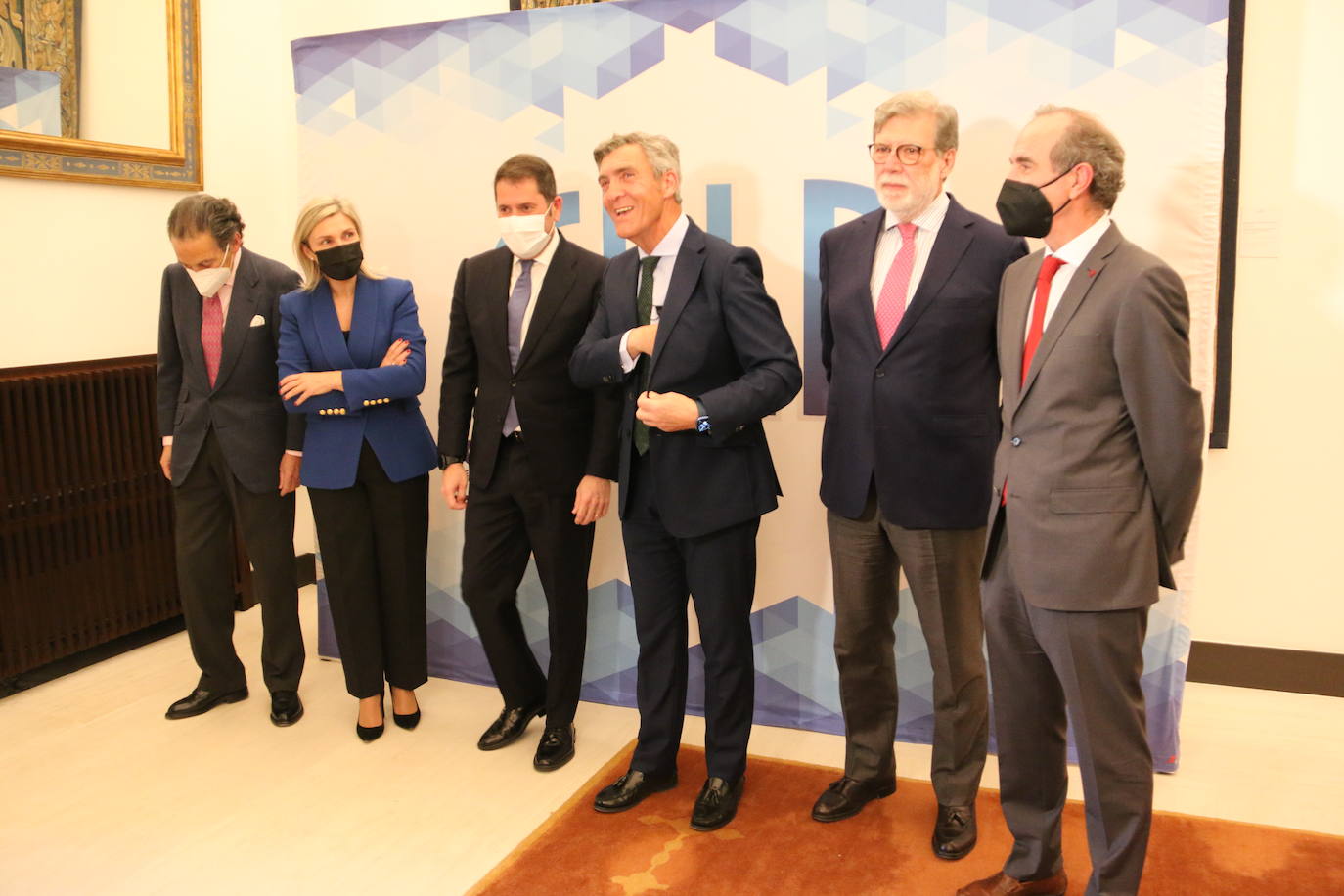 El presidente de la Confederación Española de la Pequeña y Mediana Empresa, Cepyme, Gerardo Cuerva, clausura la Asamblea General de la Federación Leonesa de Empresarios, Fele.