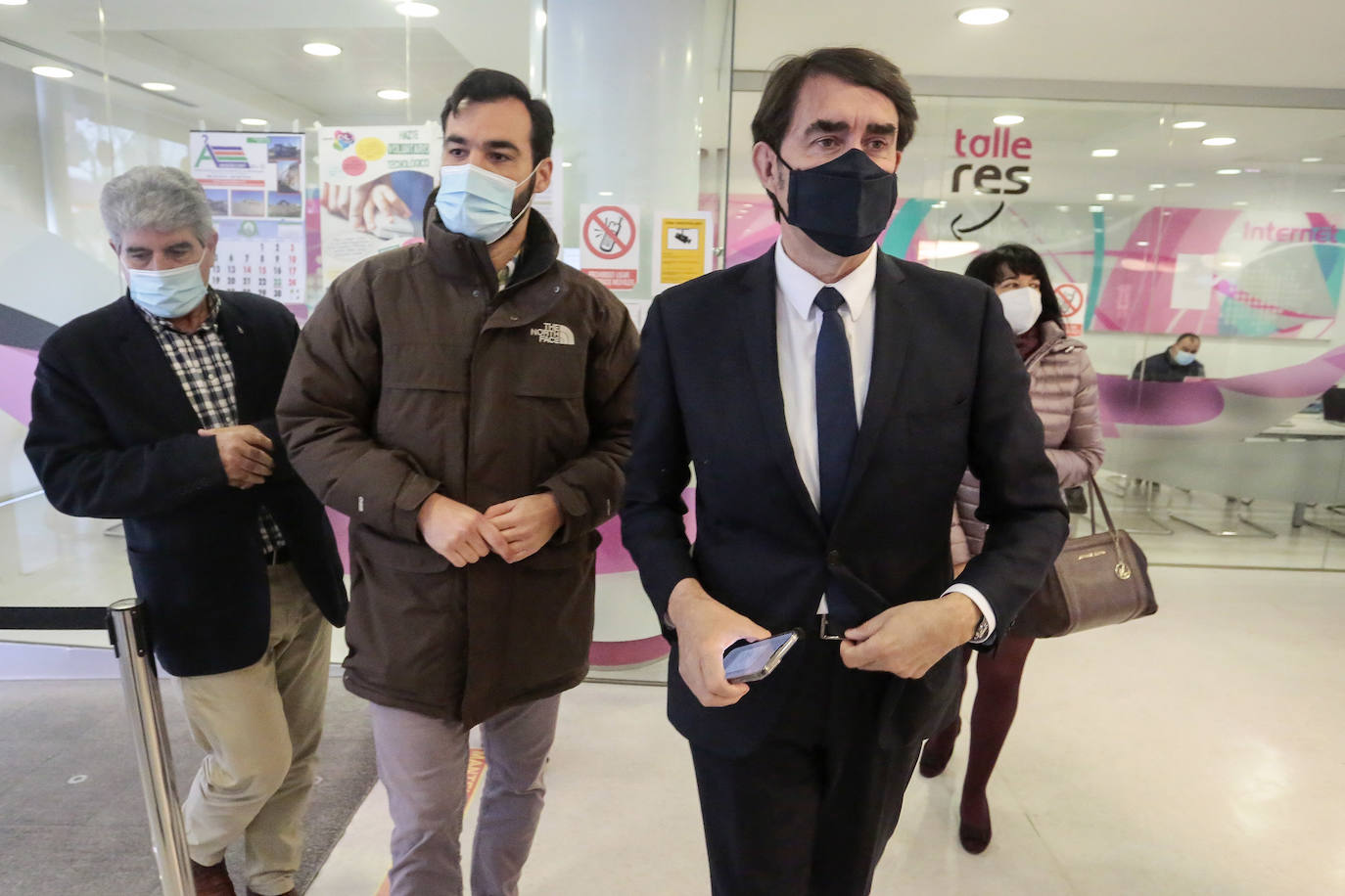 Juan Carlos Suárez-Quiñones, visita el Centro CyL Digital de León