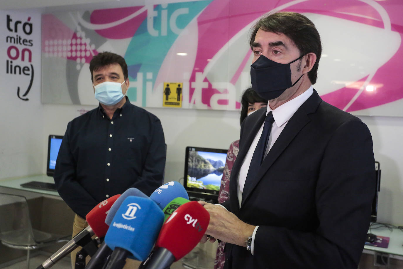 Juan Carlos Suárez-Quiñones, visita el Centro CyL Digital de León