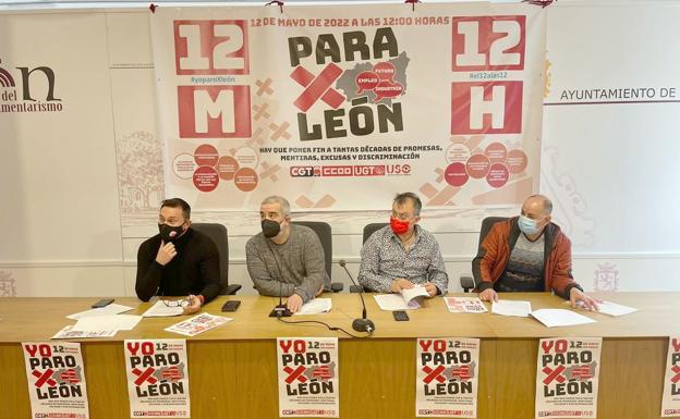 Presentación de la movilización 'Yo paro por León'. 