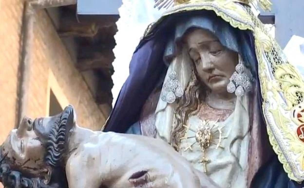 La Virgen del Mercado será la primera en procesionar en esta Semana Santa 2022.