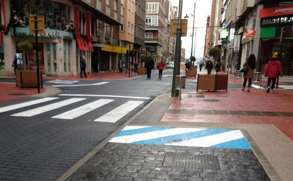 Calle Gómez Núñez de Ponferrada.