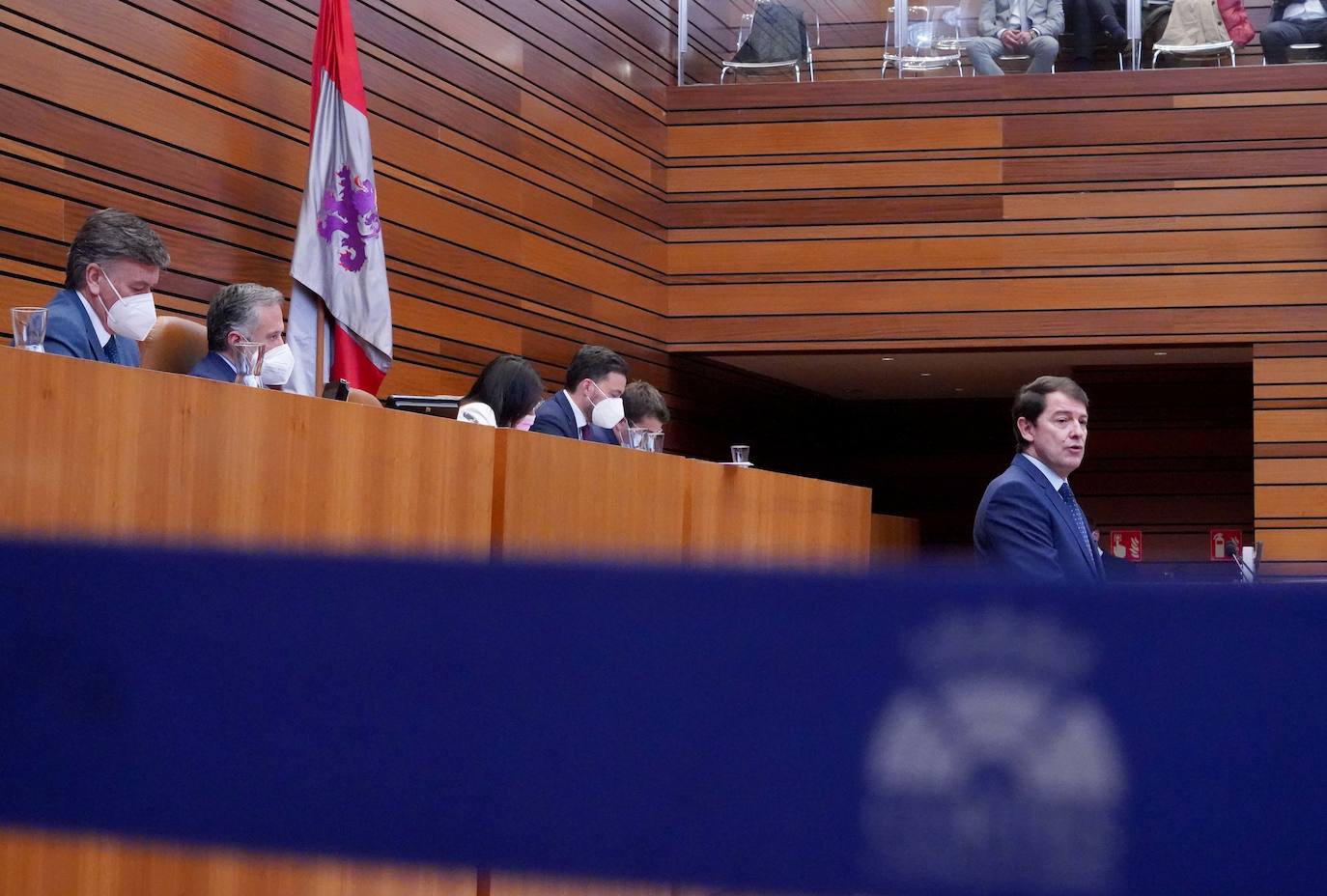 Sesión de investidura del candidato a la Presidencia de la Junta de Castilla y León, Alfonso Fernández Mañueco.