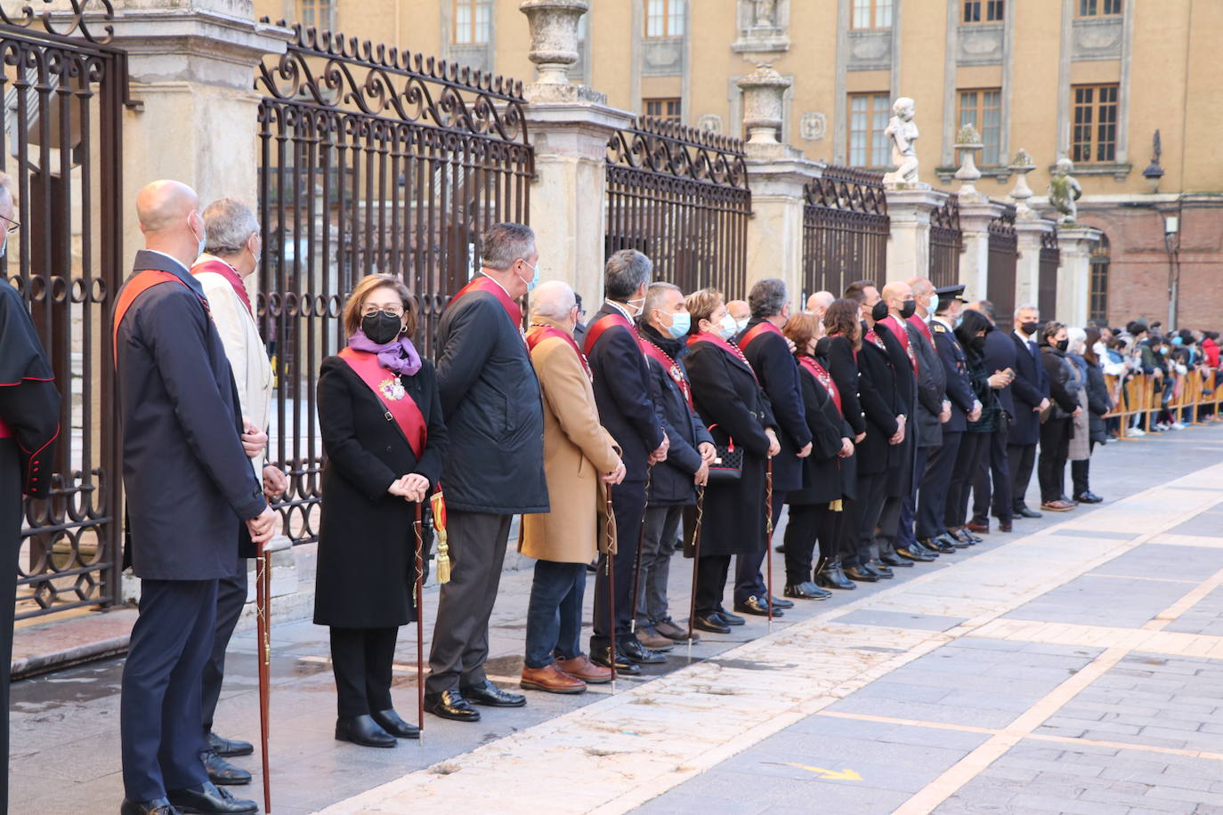 Uno de los momentos de la Procesión del Perdón. 