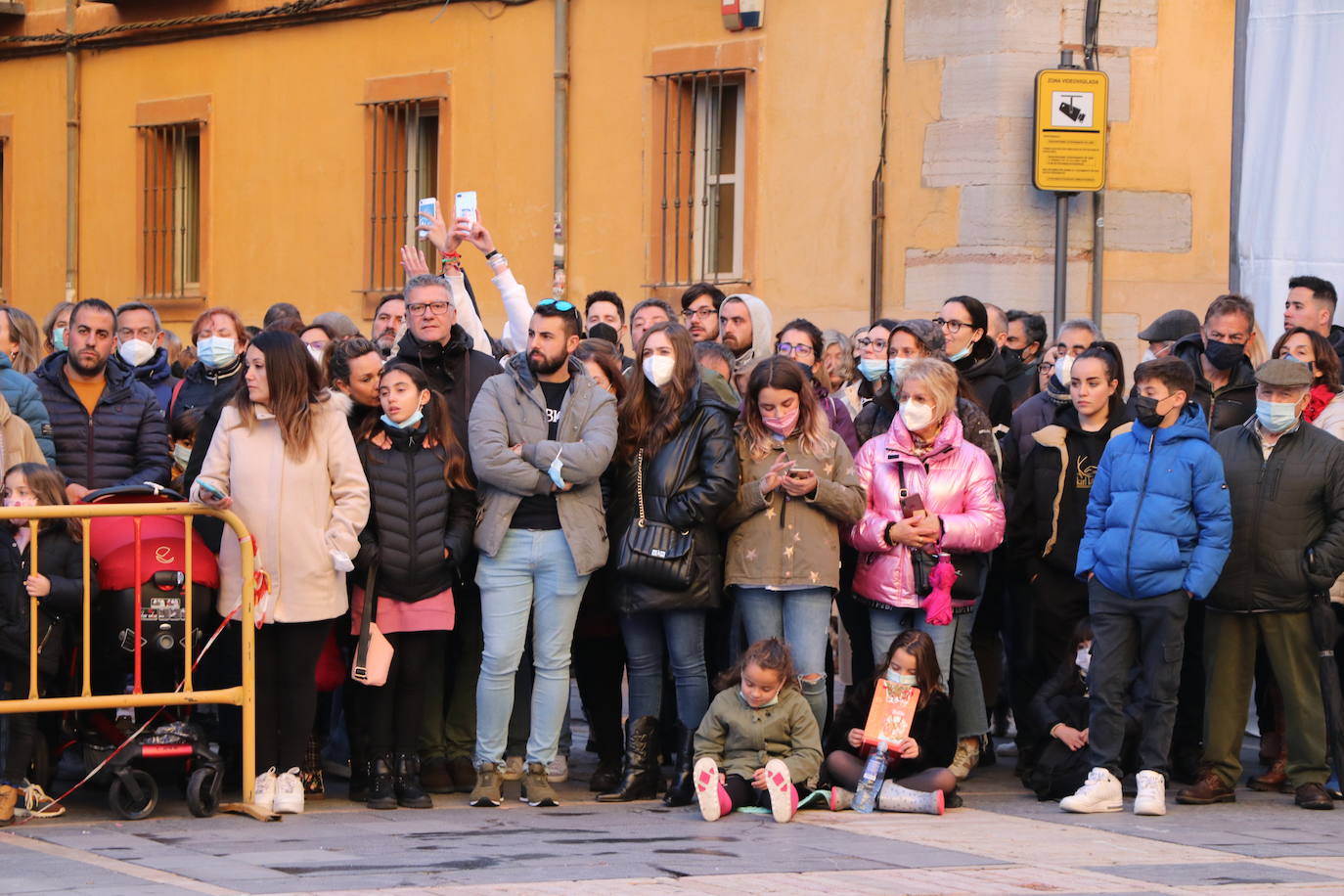 Uno de los momentos de la Procesión del Perdón. 