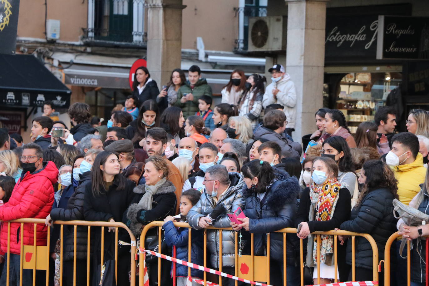 Uno de los momentos de la Procesión del Perdón. 