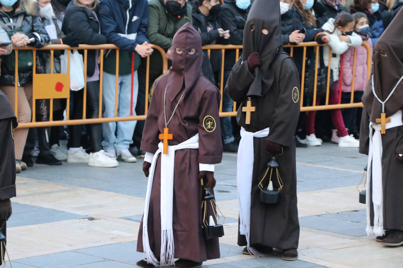 Uno de los momentos de la Procesión del Perdón. 