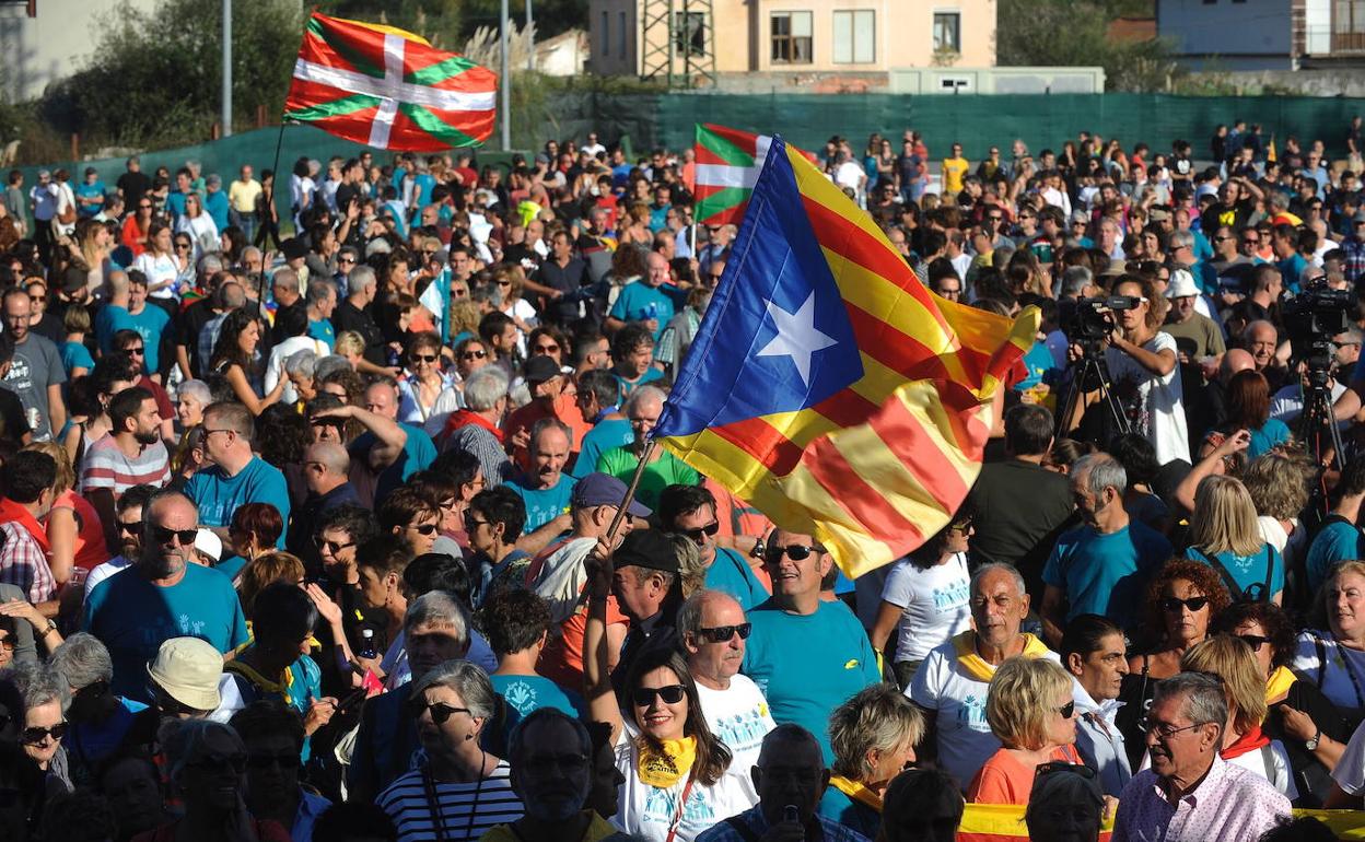 Concentración el 1 de octubre de 2018. 