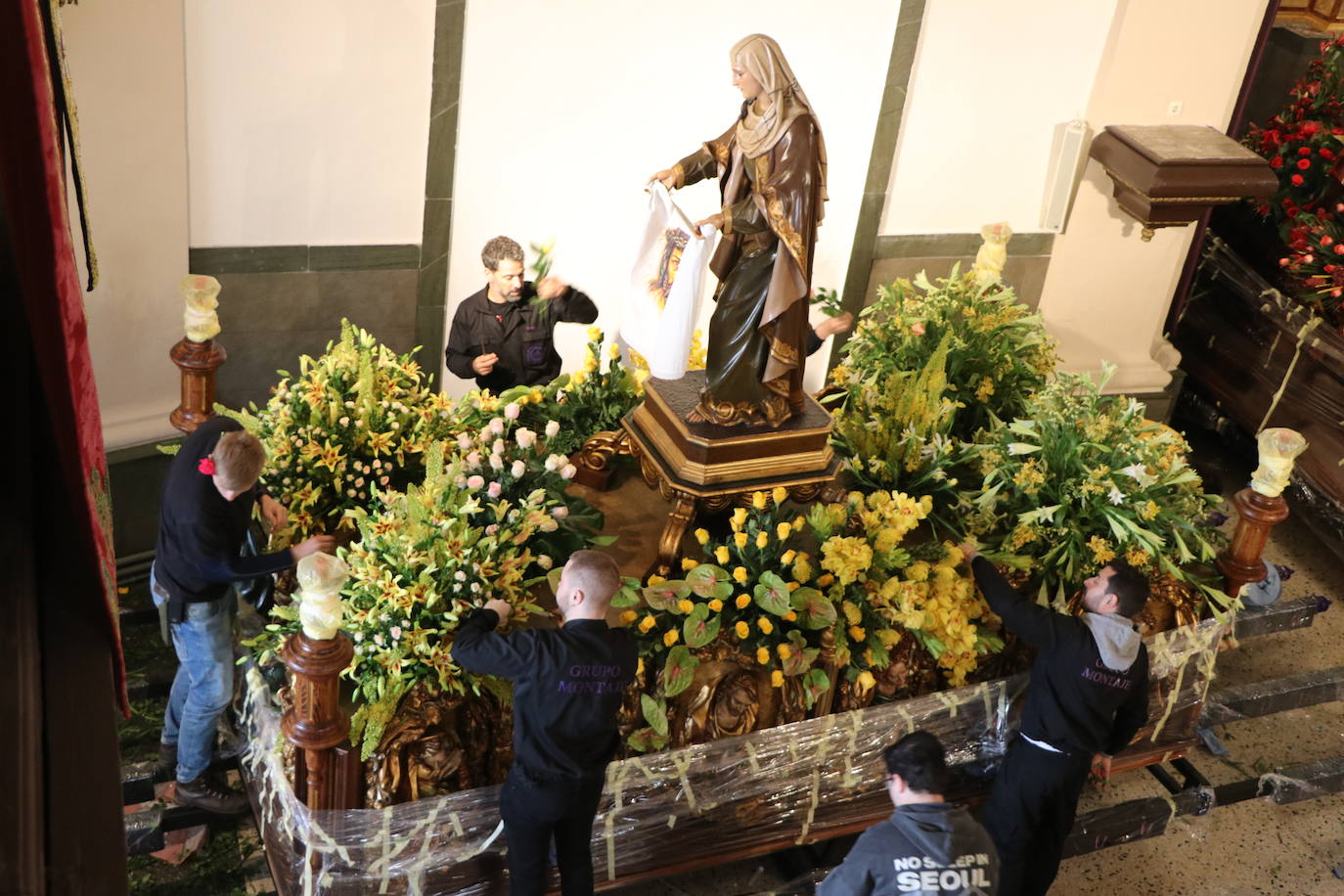 Fotos: El Nazareno prepara Los Pasos