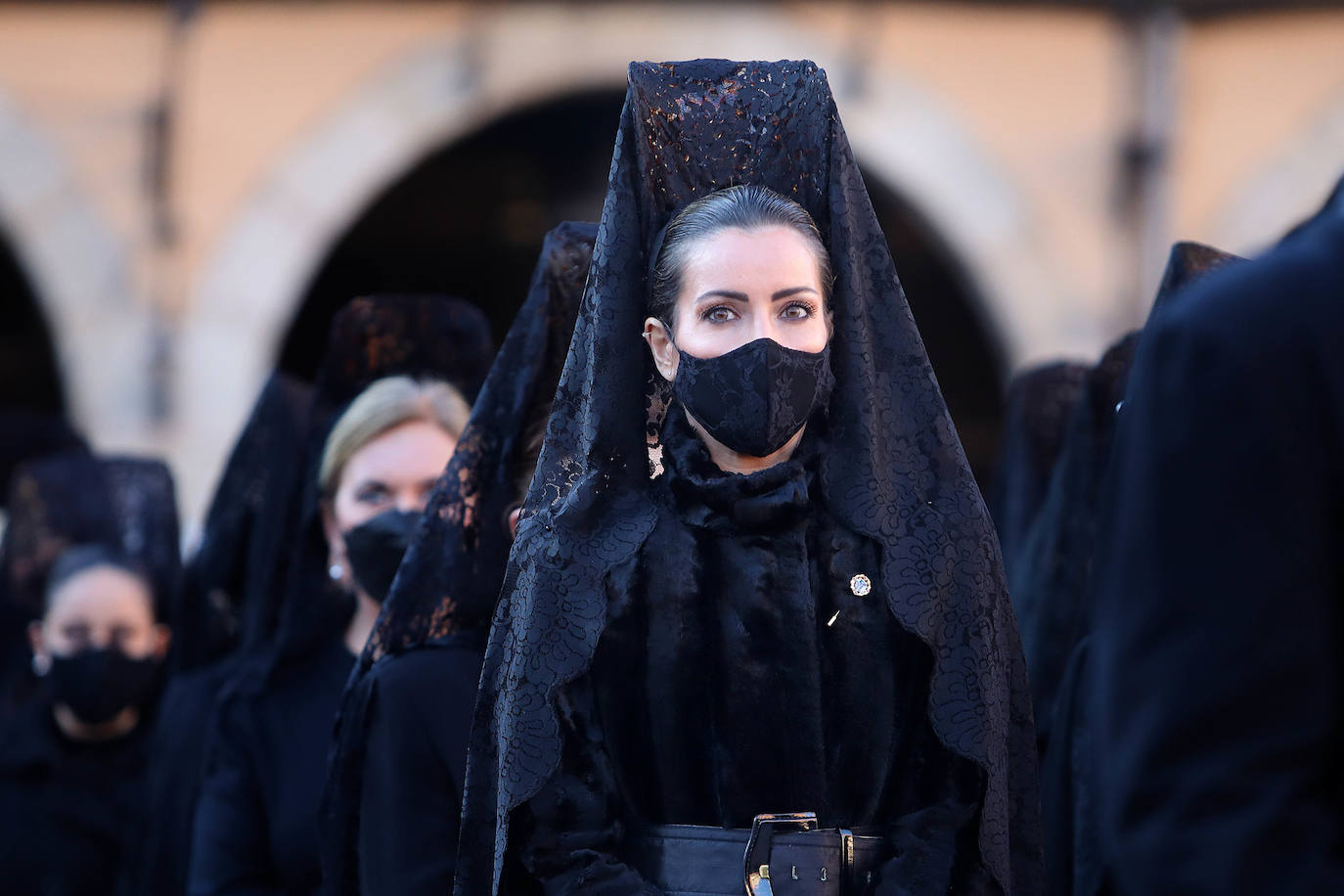 Procesión de los Pasos y acto de El Encuentro en León desde el objetivo del fotógrafo Peio García.