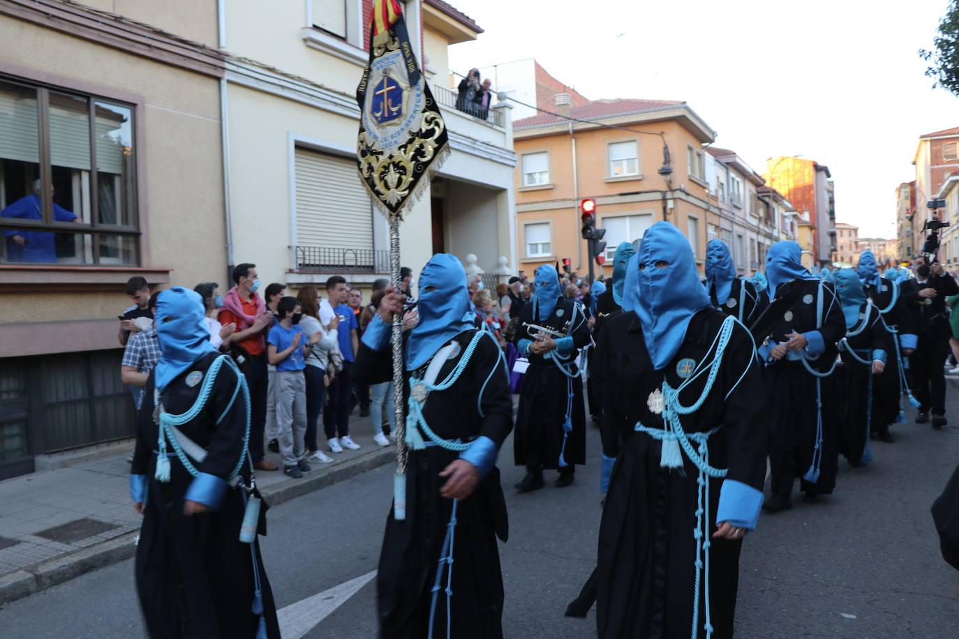 Procesión de La Soledad, dentro de la Cofradía de Jesús Divino Obrero. 