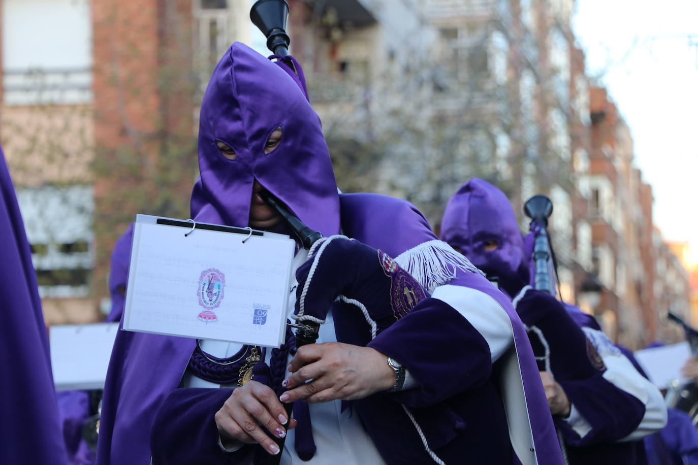 Procesión de La Soledad, dentro de la Cofradía de Jesús Divino Obrero. 