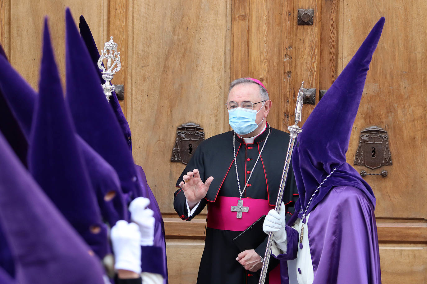 Acto de la Resurrección en la Procesión del Ecuentro de León. 