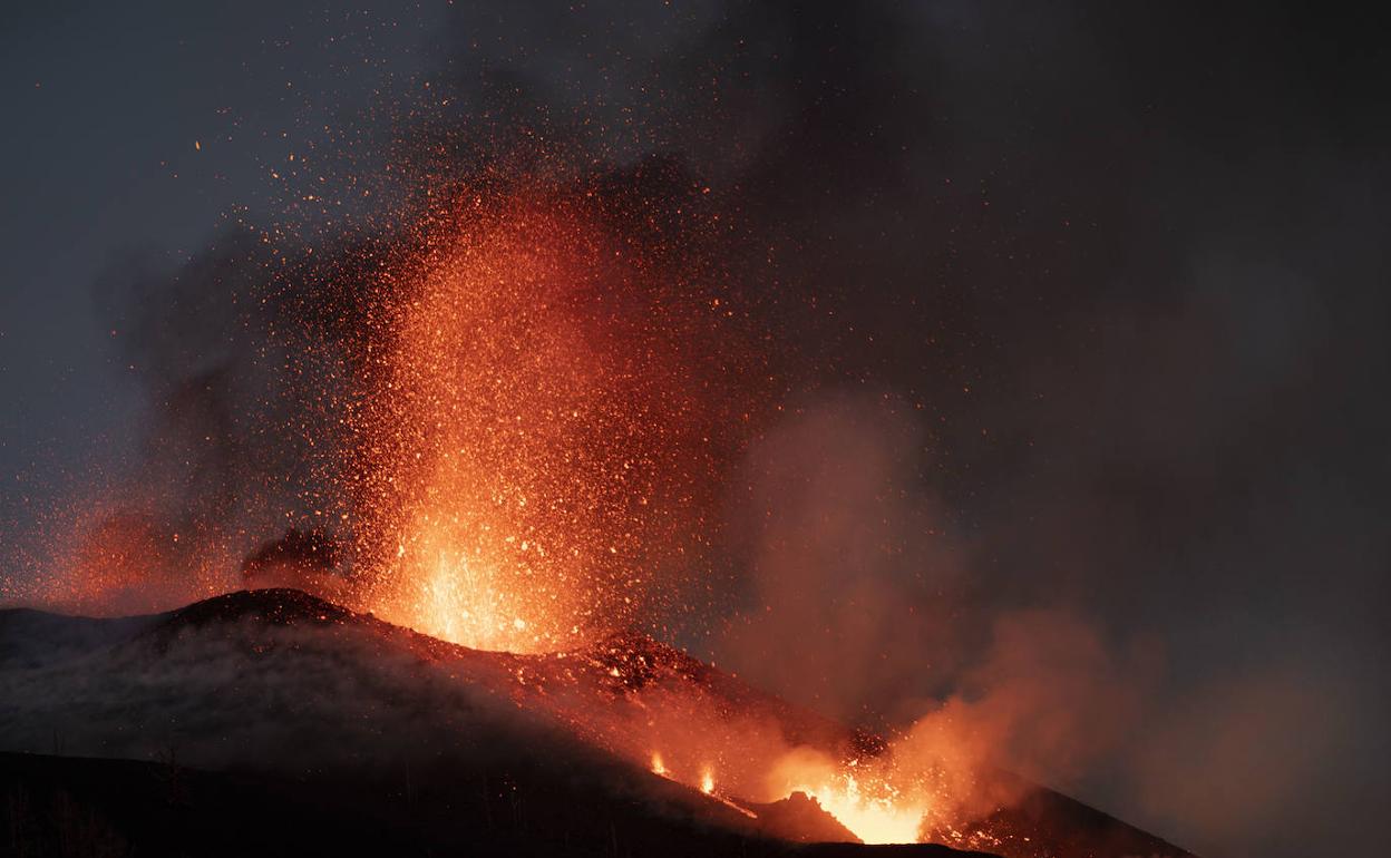 Volcán de Cumbre Vieja, en La Palma.