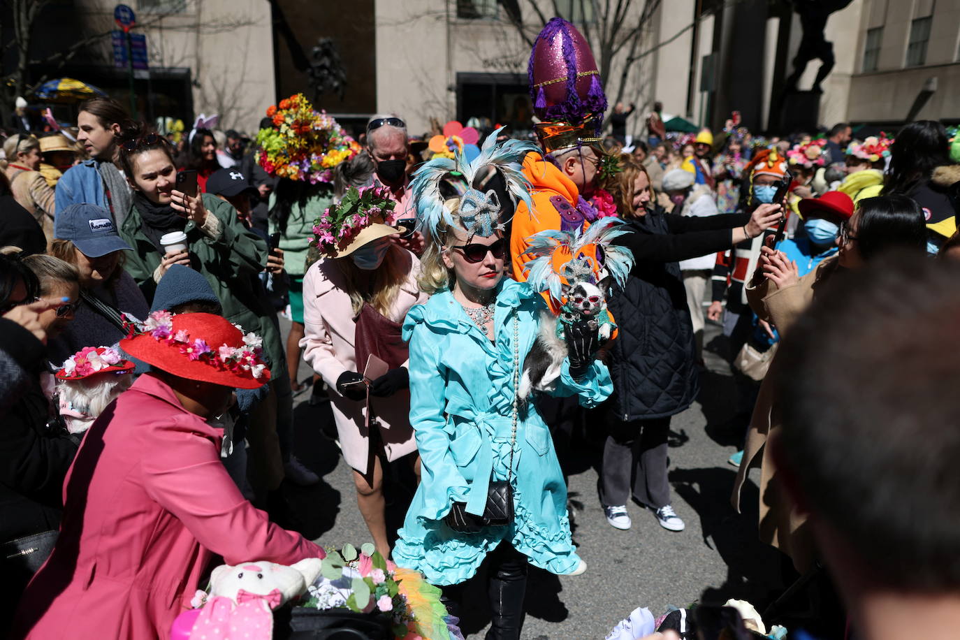 Fotos: Los sombreros imposibles del desfile de Pascua de Nueva York